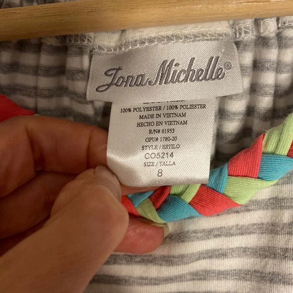 ☀️5/25☀️ Jona Michelle Girl’s Tank Dress Size 6 | Striped Size 8 - Picture 5 of 6